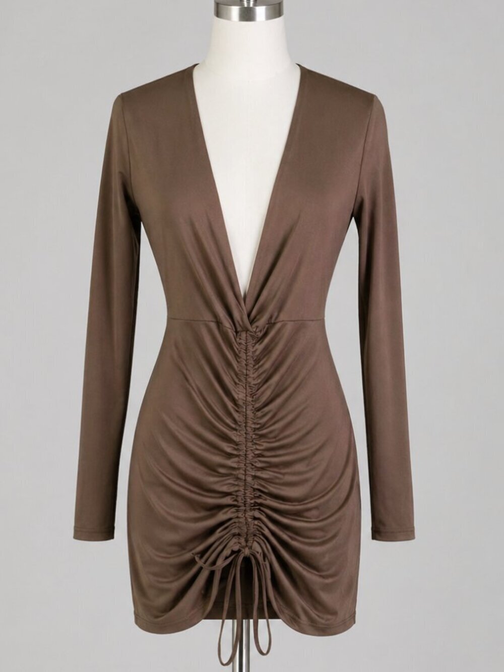 NWT SHEIN SXY Ruched Mini Dress